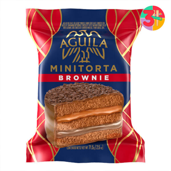 ALFAJOR AGUILA BROWNIE X 21 UNIDADES (CAJA)