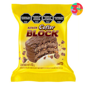 ALFAJOR BLOCK SIMPLE 40 GRS X 36 UNIDADES (CAJA)