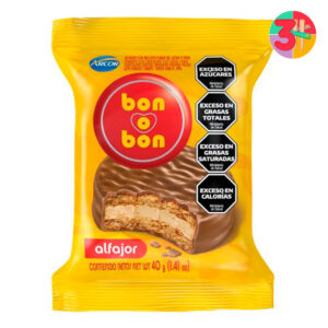 ALFAJOR BON O BON SIMPLE X 40 UNIDADES (CAJA)