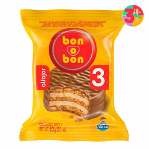 ALFAJOR BON O BON TRIPLE X 21 UNIDADES (CAJA)