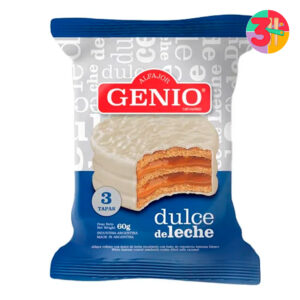 ALFAJOR GENIO TRIPLE BLANCO X 24 UNIDADES (CAJA)