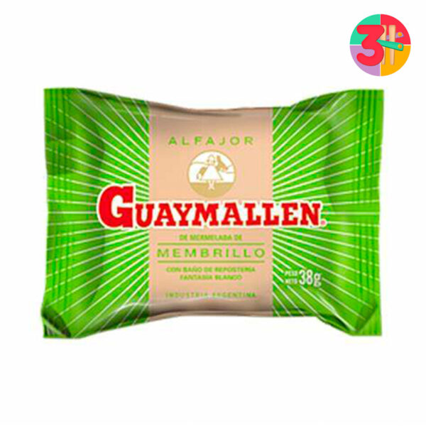 ALFAJOR GUAYMALLEN SIMPLE FRUTA X 40 UN (CAJA)