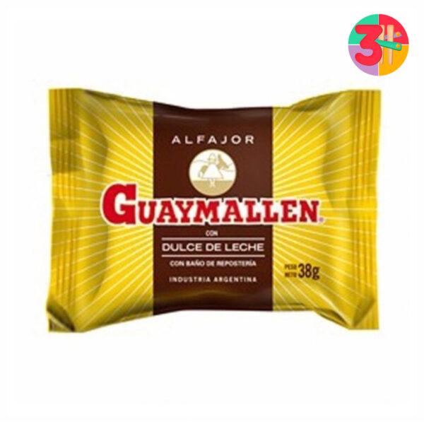 ALFAJOR GUAYMALLEN SIMPLE NEGRO X 40 UN (CAJA)