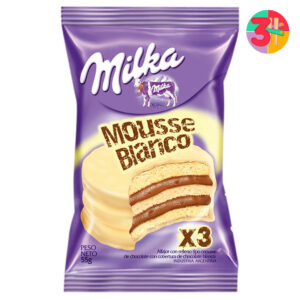 ALFAJOR KAFT MILKA MOUSSE BLANCO X 36 UNIDADES (CAJA)