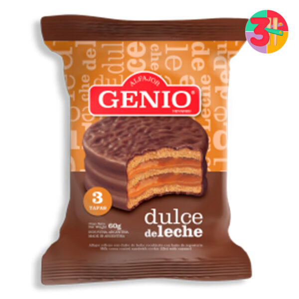 ALFAJOR GENIO TRIPLE NEGRO X 24 UNIDADES (CAJA)