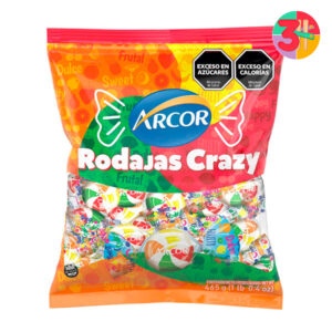 CARAMELO ARCOR RODAJAS CRAZY 465 GRS
