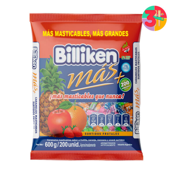 CARAMELO BILLIKEN FRUTAL 700 G