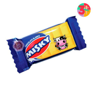 CHOCOLATE MISKY BLANCO 8 GRS X 20 UNIDADES (CAJA)