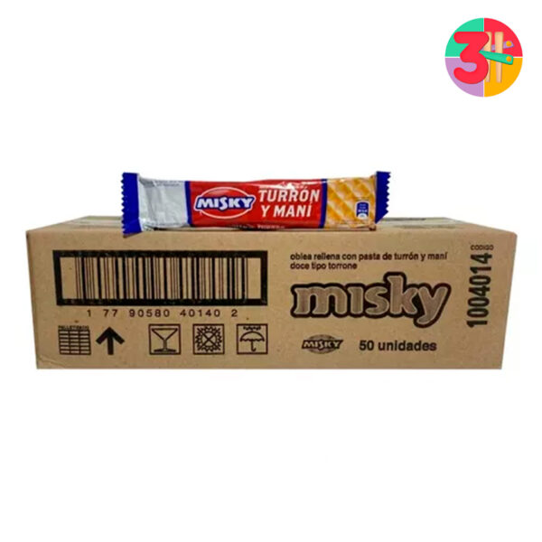 TURRON MISKY 50 UN (CAJA)