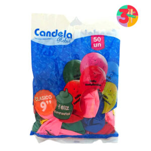 GLOBO CANDELA LISOS X 50UN