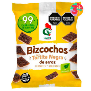 BIZCOCHO DE ARROZ GALLO TORTITA NEGRA 50 GRS X 60 UNIDADES (CAJA)