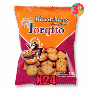 BIZCOCHO JORGITO 24 UN X 200 G (CAJA)