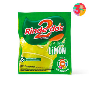 JUGO RINDE 2 LIMONADA 15 GRS X 20 UNIDADES (CAJA)