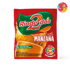 JUGO RINDE 2 MANZANA 15 GRS X 20 UNIDADES (CAJA)