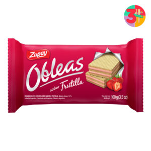 OBLEA ZUPAY FRUTILLA 100 GRS X 30 UNIDADES (CAJA)