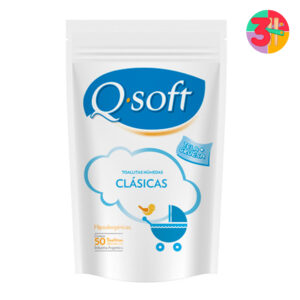 TOALLA  HUMEDA Q SOFT DOY PACK 50 UN