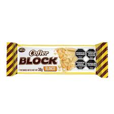 CHOCOLATE ARCOR  BLOCK BLANCO 38 GRS X 20 UNIDADES (CAJA)